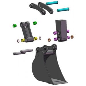 Kit godet axes et bagues Bobcat E08