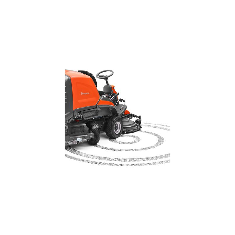 Tondeuse autoportée Husqvarna Rider RC320Ts 4X4 (avec plateau de coupe ) – Image 3