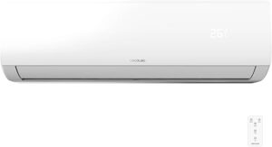 Cecotec Climatiseur Split AirClima 12000 Smartfresh. Climatisation 12000 BTU, Moteur CC, Pompe à chaleur, Télécommande, Affichage LED, Système Inverter, 5 Modes, 8 Vitesses,...