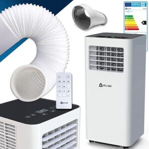 KLIM K9000 | Climatiseur Mobile Silencieux 3 en 1 + Climatiseur Portable 9000 BTU + Rafraichisseur d’Air + Déshumidificateur + Ventilateur et Climatisation + Clim Avec...