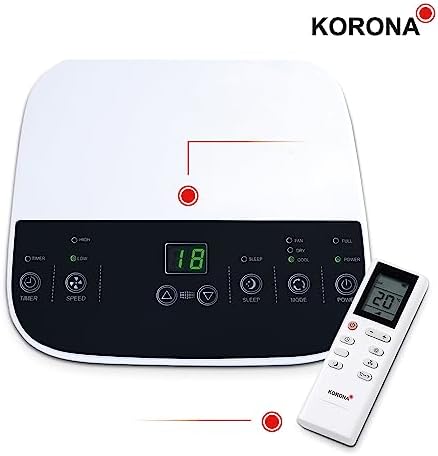 Korona 82001 Climatiseur mobile Iceberg 9.0 ECO | 9000 BTU/h | Monobloc 3en1 - Refroidisseur, déshumidificateur, ventilateur | Avec tuyau d'évacuation d'air pour la fenêtre |... – Image 3