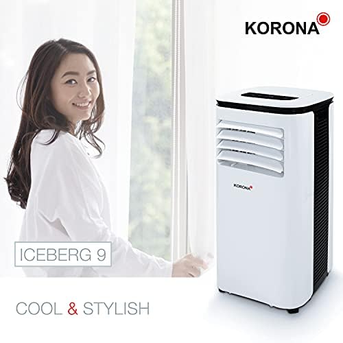 Korona 82001 Climatiseur mobile Iceberg 9.0 ECO | 9000 BTU/h | Monobloc 3en1 - Refroidisseur, déshumidificateur, ventilateur | Avec tuyau d'évacuation d'air pour la fenêtre |... – Image 7